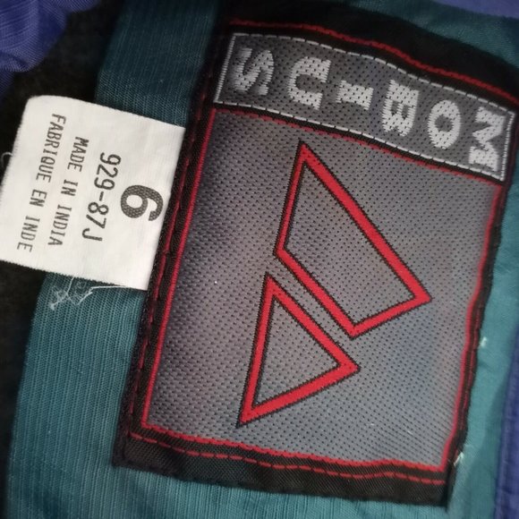 Mobius Vintage Women's Zip-Up Long Sleeve jacket Gray Black Green Size 6 (M) - Picture 6 of 12